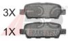 A.B.S. 37321 OE Brake Pad Set, disc brake
